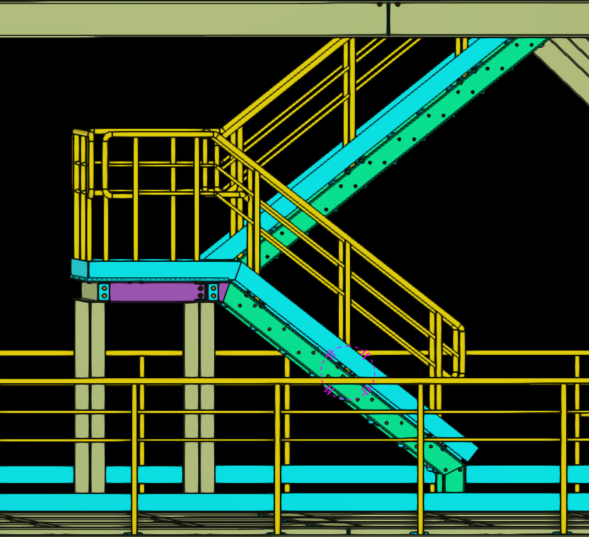 Hală metalică industrială modernă, cu structură din oțel și panouri izolate