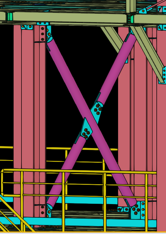 Hală metalică industrială modernă, cu structură din oțel și panouri izolate